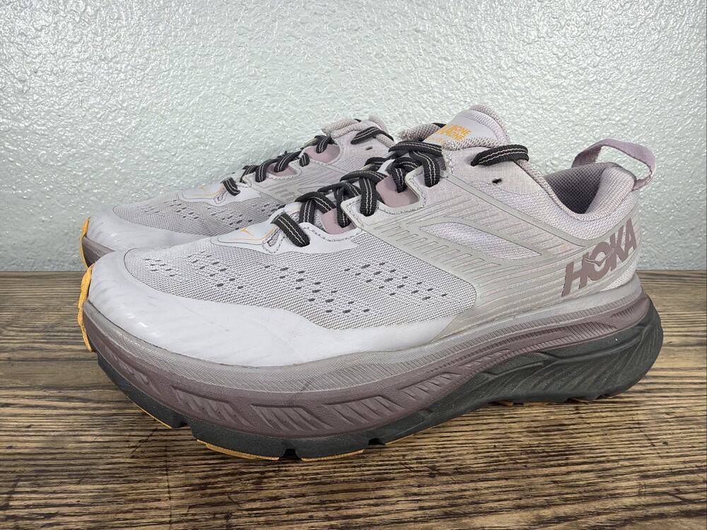 Hoka One One Stinson ATR 6 Womens Size 10 Lilac Running Shoes 1110507 LMBG